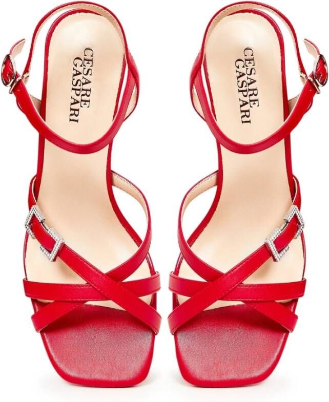Cesare Gaspari Elevate Sandalen Rood Red Dames