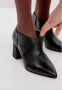 Cesare Gaspari Gevormde Elegantie Leren Pumps - Thumbnail 2