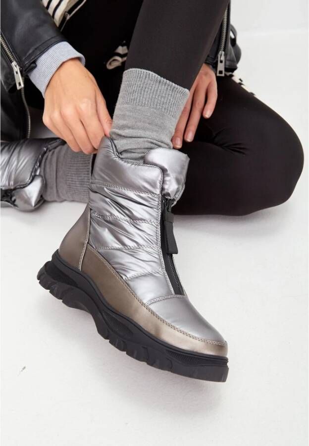 Cesare Gaspari Winterlaars Zilver Gray Dames