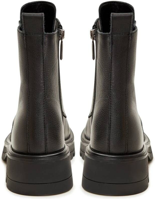 Cesare Gaspari Casual Veterschoenen Enkellaarsjes Zwart Black Dames