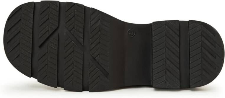 Cesare Gaspari Casual Veterschoenen Enkellaarsjes Zwart Black Dames