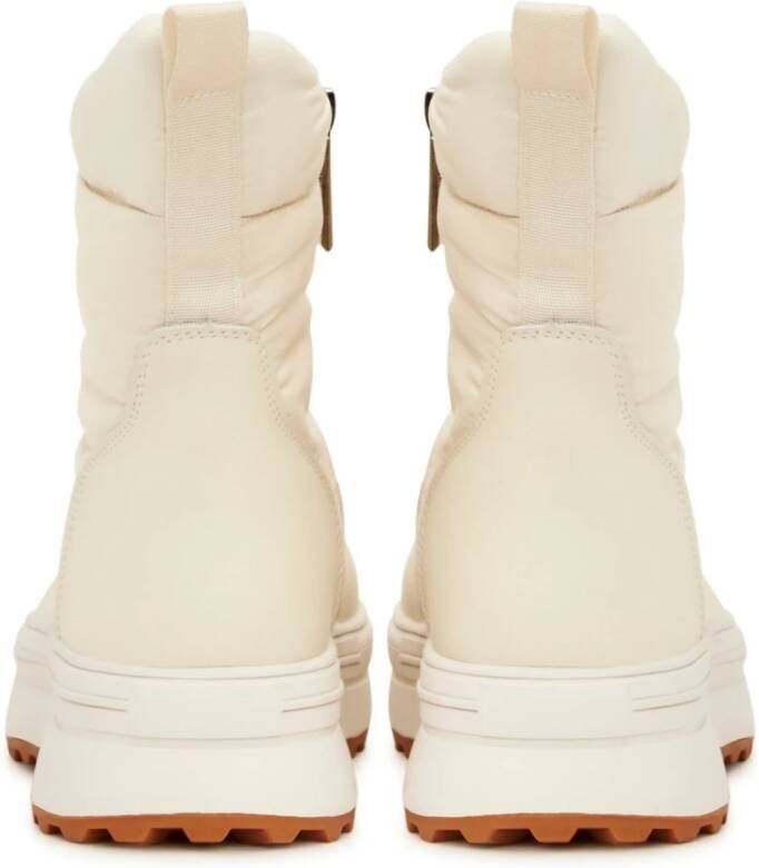 Cesare Gaspari Winter Warme Plateau Laarzen Ivoor Beige Dames