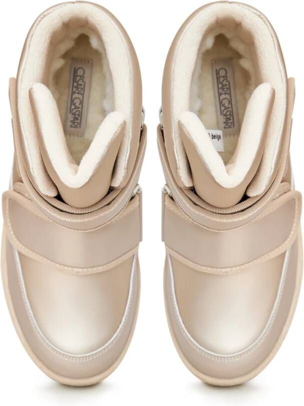Cesare Gaspari Gezellige Winterlaarzen Beige Dames