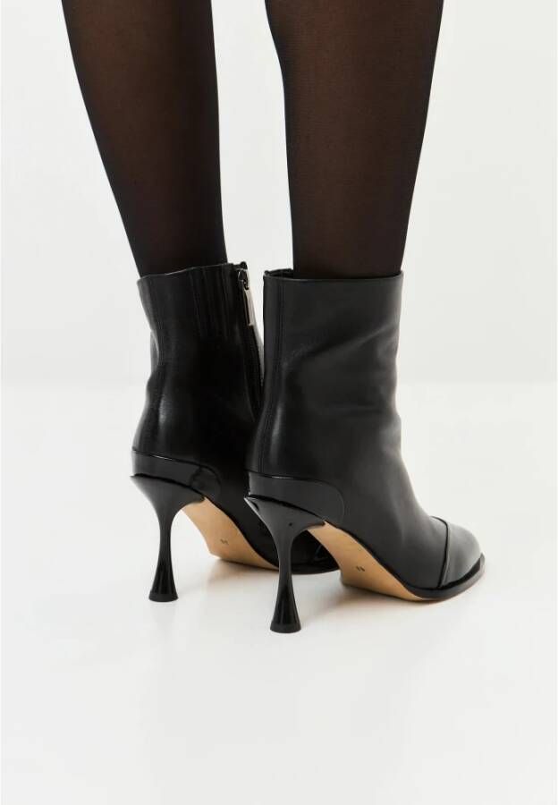 Cesare Gaspari Gloss Cap Toe Stiletto Enkellaars
