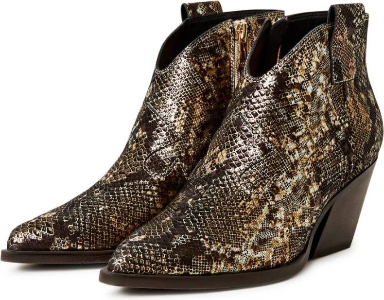 Cesare Gaspari Gouden Cowboy Laarzen Multicolor Dames