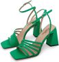 Cesare Gaspari Chunky Comfort Sandalen Groen Green Dames - Thumbnail 2