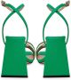 Cesare Gaspari Chunky Comfort Sandalen Groen Green Dames - Thumbnail 6