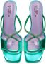 Cesare Gaspari Groene Hakken Muiltjes Rosalia Green Dames - Thumbnail 5