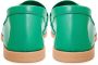 Cesare Gaspari Groene leren loafers Green Dames - Thumbnail 9