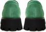 Cesare Gaspari Groene Platform Loafers met Kwast Details Green Dames - Thumbnail 5