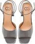 Cesare Gaspari Jewel Block Heels Sandalen Aurora Gray Dames - Thumbnail 3