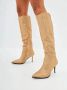 Cesare Gaspari Jewel Stiletto Kniehoge Laarzen Yellow Dames - Thumbnail 13