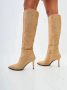 Cesare Gaspari Jewel Stiletto Kniehoge Laarzen Yellow Dames - Thumbnail 16