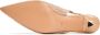Cesare Gaspari Jewel Suede High Heeled Pumps Yellow Dames - Thumbnail 5