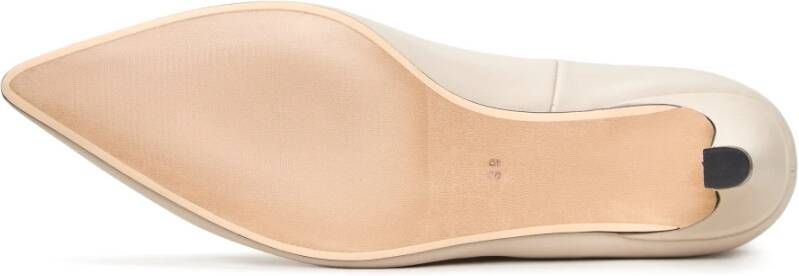 Cesare Gaspari Kitten Heel Enkellaarsjes Dolly Wit