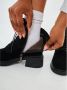 Cesare Gaspari Klassieke Blokhak Enkellaarzen Black Dames - Thumbnail 14