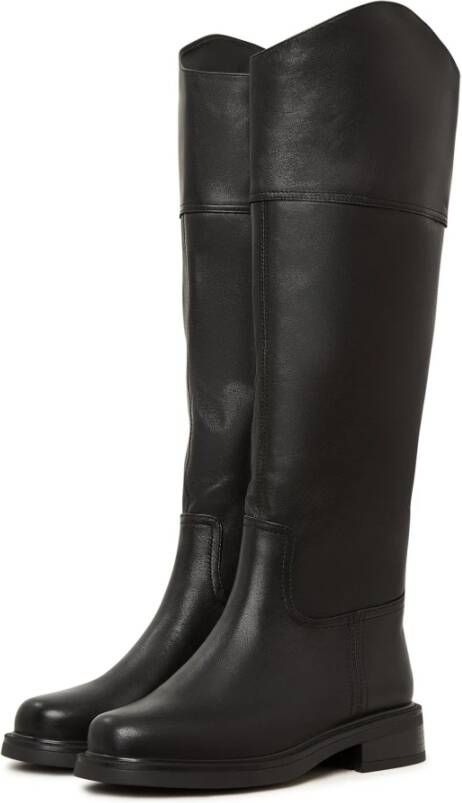 Cesare Gaspari Casual Block Heeled Boots Black Dames