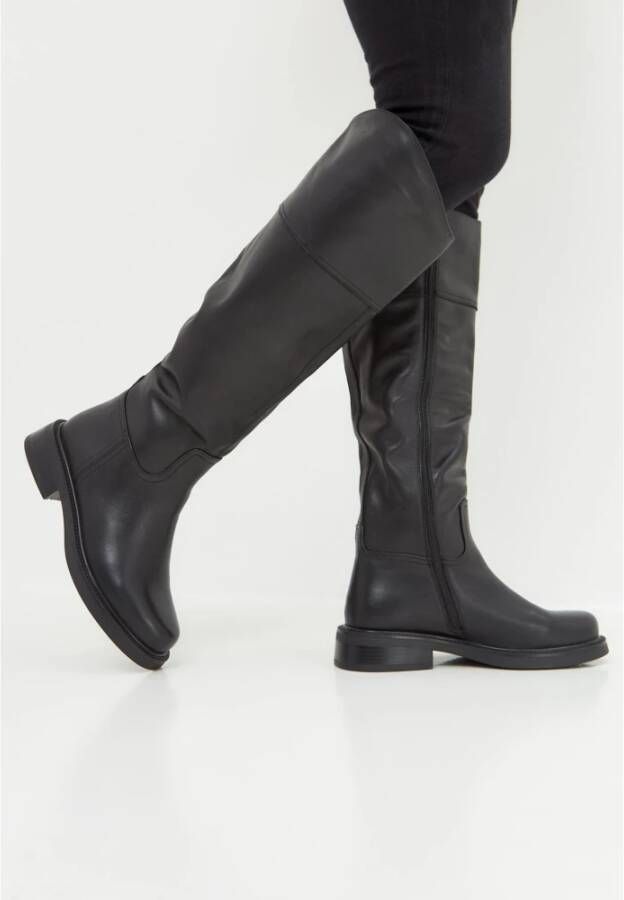 Cesare Gaspari Casual Block Heeled Boots Black Dames