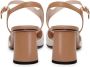 Cesare Gaspari Klassieke Blokhak Leren Pump Beige Dames - Thumbnail 6