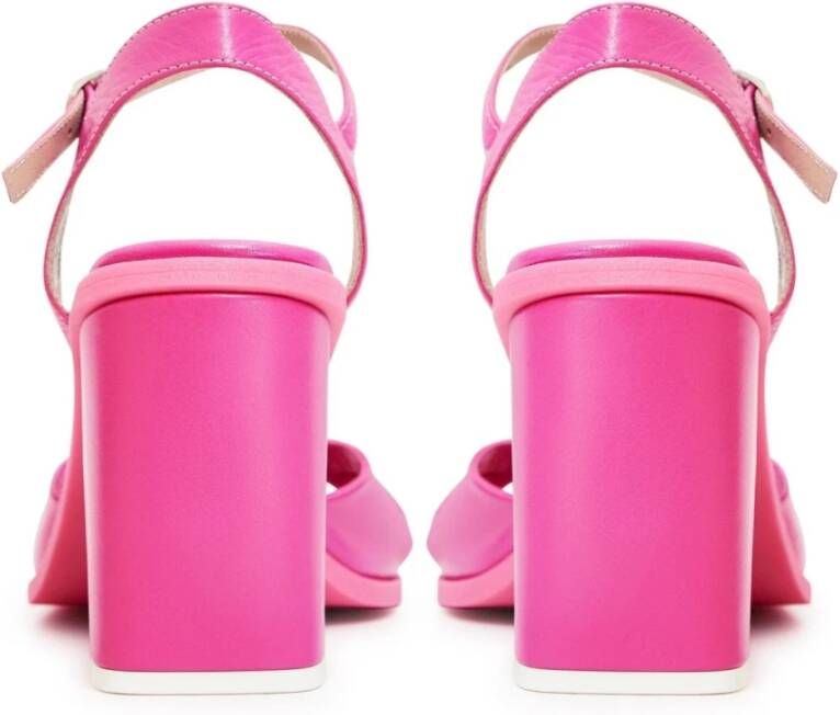 Cesare Gaspari Tijdloze blokhakken Roze Pink Dames