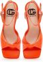 Cesare Gaspari Klassieke blokhak sandalen Oranje Orange Dames - Thumbnail 7