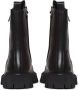 Cesare Gaspari Klassieke leren platform enkellaarzen Black Dames - Thumbnail 4