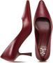 Cesare Gaspari Klassieke leren pumps Bordeaux - Thumbnail 2