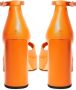 Cesare Gaspari Klassieke open teen hoge hakken sandalen Oranje Orange Dames - Thumbnail 8