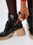 Cesare Gaspari Klassieke Veterschoenen Black Dames - Thumbnail 9