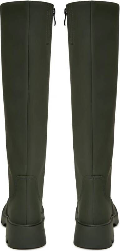 Cesare Gaspari Kniehoge Chunky zool laarzen Groen Green Dames