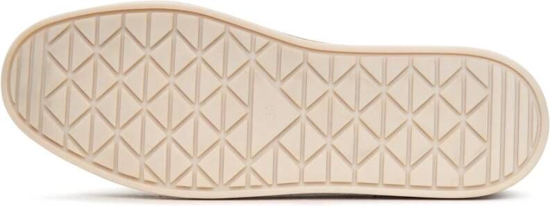 Cesare Gaspari Lage Platform Loafers Alaska Beige