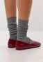 Cesare Gaspari Lakleren Mary Jane ballerina's - Thumbnail 2