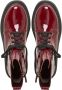 Cesare Gaspari Lakleren Veterschoenen Enkellaarsjes Bordeaux Red Dames - Thumbnail 4