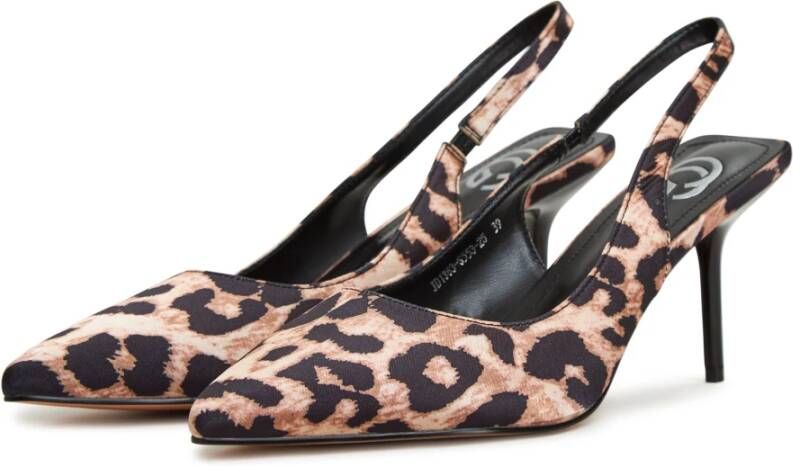 Cesare Gaspari Leopard High Heeled Pumps Brown Dames