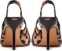 Cesare Gaspari Leopard High Heeled Pumps Brown Dames - Thumbnail 7