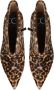 Cesare Gaspari Leopard Klassieke Enkellaarzen Brown Dames - Thumbnail 5
