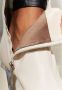 Cesare Gaspari Block Heel Ankle Boots Off white Beige Dames - Thumbnail 9