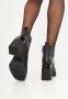 Cesare Gaspari Enkellaarsjes met blokhak van leer Black Dames - Thumbnail 9