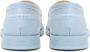 Cesare Gaspari Leren blokhak loafers Blauw Blue Dames - Thumbnail 9