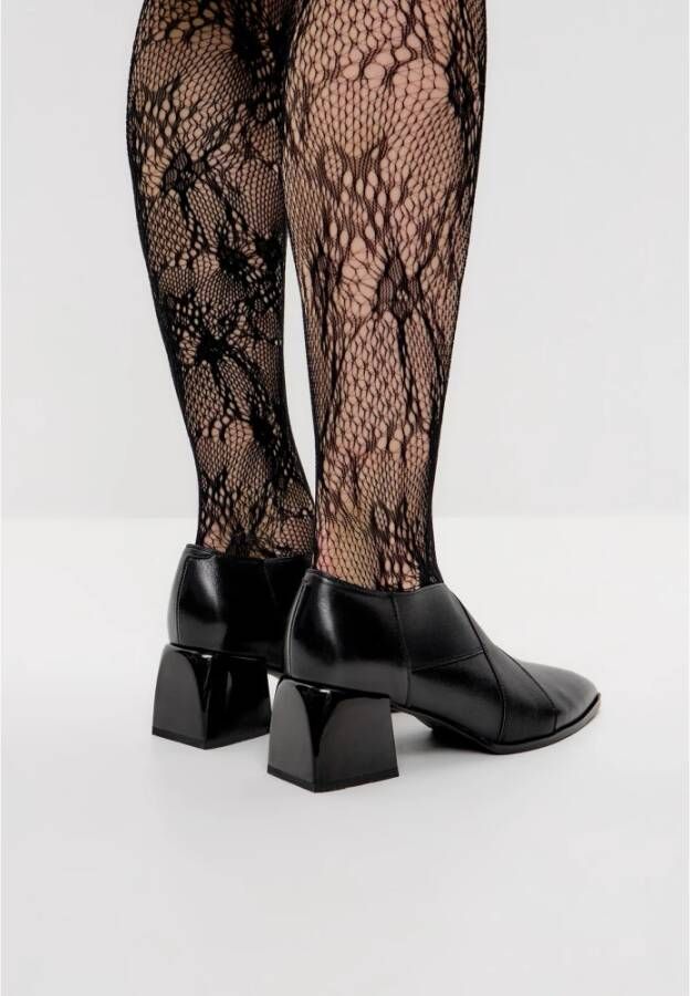 Cesare Gaspari Leren Blokhak Pumps