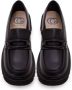 Cesare Gaspari Leren Klassieke Blokhak Loafers Zwart Black Dames - Thumbnail 7