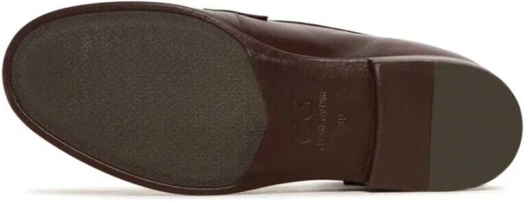 Cesare Gaspari Leren Loafers Bruin