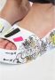 Cesare Gaspari Leren Platform Mule White Dames - Thumbnail 12