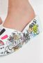 Cesare Gaspari Leren Platform Mule White Dames - Thumbnail 18