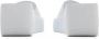 Cesare Gaspari Leren Platform Mule White Dames - Thumbnail 4