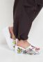Cesare Gaspari Leren Platform Mule White Dames - Thumbnail 8
