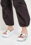 Cesare Gaspari Leren Platform Mule White Dames - Thumbnail 10