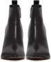 Cesare Gaspari Leren Stiletto Enkellaarzen Black Dames - Thumbnail 4
