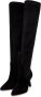 Cesare Gaspari Leren Stiletto Enkellaarzen Black Dames - Thumbnail 2