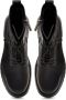 Cesare Gaspari Leren Veterschoenen Enkellaarsjes Zwart Black Dames - Thumbnail 5